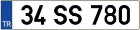 Truck License Plate